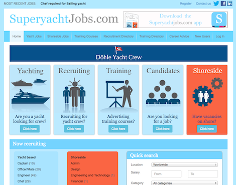 Image for article It's the re-launch you've been waiting for: meet the new SuperyachtJobs.com